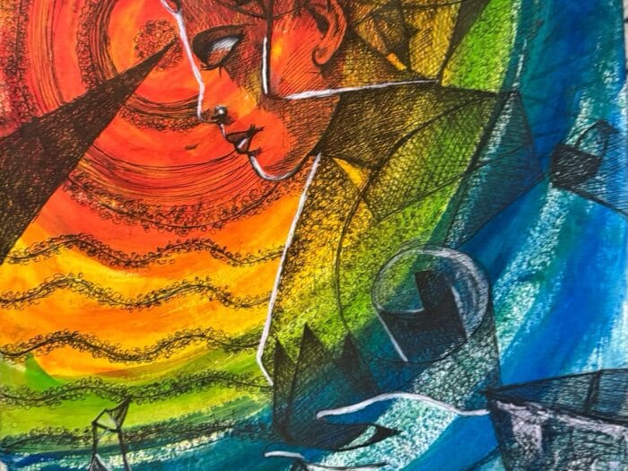 The Geometry of Consciousness - Painting by Jhinuk Banerjee